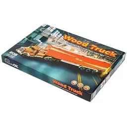 Детский деревянный 3D конструктор Фура с прицепом PuzzleOk Puz-00952 206 деталей