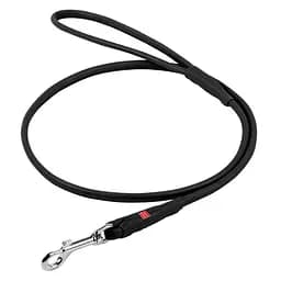 Повідець для собак шкіряний Waudog Soft круглий S-M Д 10 мм Дл 183см (4820152563729)