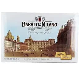 Цукерки Baratti & Milano Gianduiotti Sopraffini шоколадні 155 г