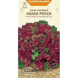 Семена Салат листовой Насіння України Лолло росса 1 г (624300)