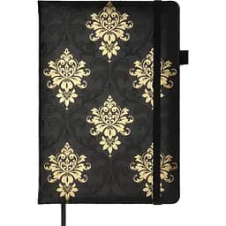 Блокнот діловий Buromax Royal А5 96 арк. в клітинку обкладинка штучна шкіра чорний (BM.295125-01)