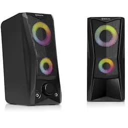 Колонки 2.0 S-107 Black 2 x 3 Вт REAL-EL teh0021035 - мініатюра 4