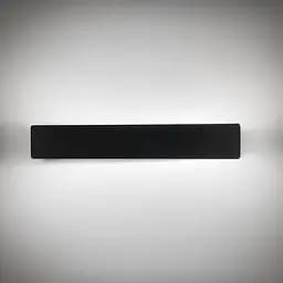 Чорне мінімалістичне регулююче бра Line F 49х8 см Арт. WB 44/490 BK