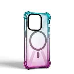 Чехол-накладка для Apple iPhone 15 Pro, Bounce, разноцветный, матовый, противоударный защитный чехол из TPU с магнитом для беспроводной зарядки, защита всего корпуса, бортик вокруг дисплея, амортизирующие вставки, ArmorStandart (ARM74924) - мініатюра 2