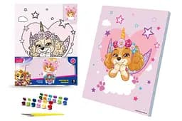 Картина за номерами Qbee Щенячий патруль Блискуча Єдиноріжка 30x40 см QB914-010
