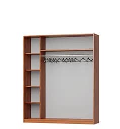 Шафа-купе дводверна MebelStar Стандарт AL ДСП/Дзеркало 170x60x210 см Дуб тахо (MBS-3475) - мініатюра 2