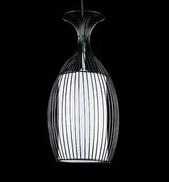 Стельова люстра E27 Splendid Ray L605/1, 1 лампа, регулювання висоти 50-110 см, Чорний/білий, сучасний стиль для дому - мініатюра 2