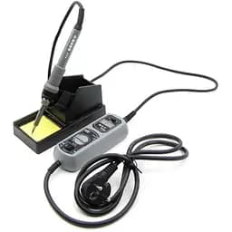 Паяльник WEP 908D з підставкою 65W, цифрова індикація, аналогове регулювання t 200-480 гр C, жало, з портативним блоком управління - мініатюра 2