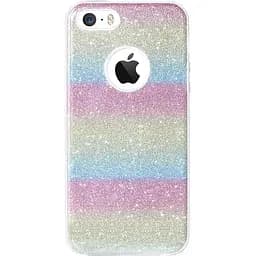 Чохол-накладка Toto TPU Shine Case iPhone 5/5s/SE Rainbow