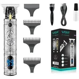 Профессиональный триммер для волос VGR V-228 с металлическим корпусом и T-образным лезвием