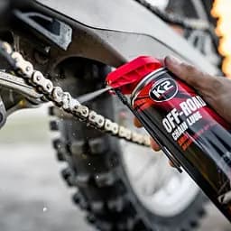 Мастило для ланцюгів K2 Off PRO Chain Lube рідке синтетичне прозоре аерозоль 250 мл (W139) - мініатюра 2