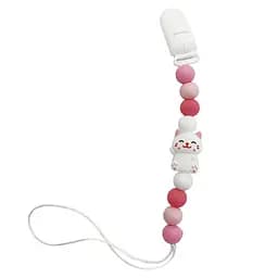 Силіконовий ланцюжок для пустушки Котик MGZ-0528-5
