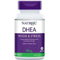 Стимулятор тестостерону Natrol DHEA 50 mg 60 таблеток