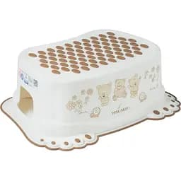 Підставка для ніг Tega Медведики з протиковзною гумою біла