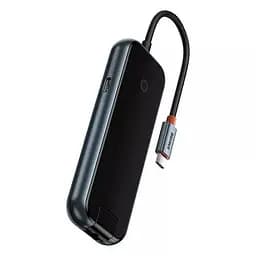 Конвертер - хаб Baseus AcmeJoy 5-Port Type-C адаптер WKJZ010213 - мініатюра 3