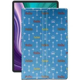 Чехол StatusCASE из экокожи для планшета Lenovo Pad Pro 2021 Фэшн голубой