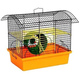 Клітка для гризунів Лорі Вагончик, 33х23х32 см, фарба, в асортименті (К077)