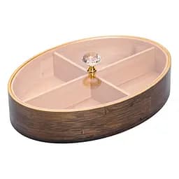 Менажниця бамбукова овальна з кришкою 29*20.5*5.5 см Yiwu HB-40-8