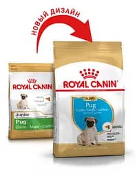 Сухий корм Royal Canin Pug Puppy для цуценят, з м'ясом птиці і рисом, 1,5 кг - мініатюра 2