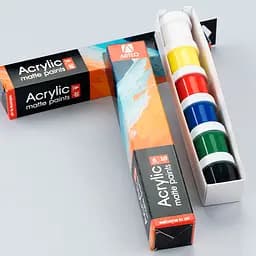 Набір акрилових фарб Arteo Art матовий 6x10 мл - мініатюра 3