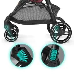 Прогулянкова коляска Kinderkraft Grande LX Gray - мініатюра 6