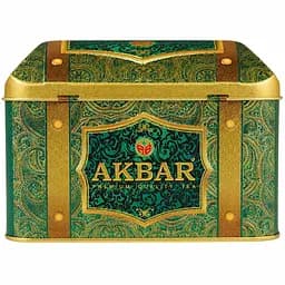 Чай Akbar Rich Soursop суміш зеленого та чорного чаю з додаванням бутонів жасмину, пелюсток волошки, соняшника та олії плоду соусеп крупнолистовий 250 г
