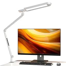 Світлодіодна настільна лампа AmazLit 1100 люмен з поворотним кріпленням, 18 Вт, висока яскравість, захист очей