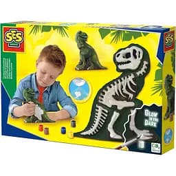 Набір для створення гіпсової фігурки Ses Creative Ті-Рекс зі скелетом (14206S)