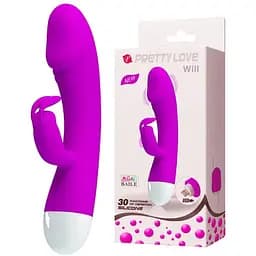 Вибратор-кролик Pretty Love Will 18 см фиолетовый