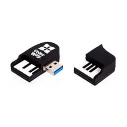 USB флеш накопичувач ColorWay Piano 64 GB 3.0 Black (CW-USBPO64) - мініатюра 7