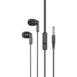 Проводные наушники Hoco M121 Bright universal earphones with microphone, 3.5mm, 1.2m, black