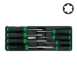 Комплект отверток T9-T40 8ед. (в ложементе, тип А) Toptul hoz0007764