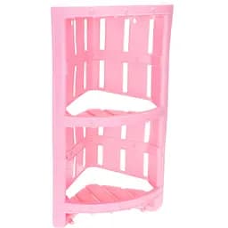 Полка для ванной Violet House 2-ярусная розовая (1022 Бамбу PINK)