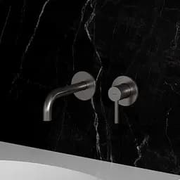 Змішувач для умивальника прихованого монтажу Omnires Y nickel Y1215HNI Нікель - мініатюра 2