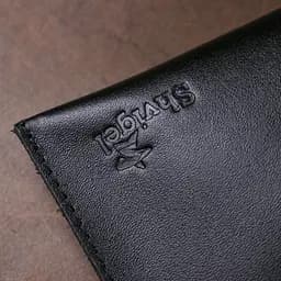 Шкіряна тревел-косметичка Shvigel 16420 унісекс чорна - мініатюра 7