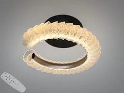 Стельова люстра LED Diasha шампань 38W пульт