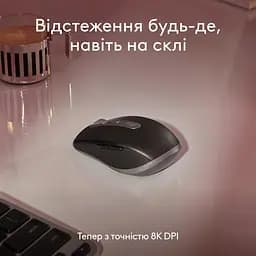 Миша бездротова Logitech MX Anywhere 3S for Mac Space Grey (910-006947) - мініатюра 2