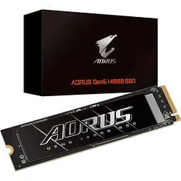 Накопичувач SSD Gigabyte m.2 NVMe 2TB AORUS Gen5 14000 3D NAND TLC PCIe 5.0 x4 (AG514K1TB) (AG514K2TB) - мініатюра 3