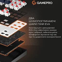 Клавіатура дротова GamePro Genesis Metallic Outemu Red Swithes USB Black (MK110B) - мініатюра 9