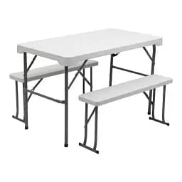 Набір меблів Lugi складаний стіл та 2 лавки EB2545