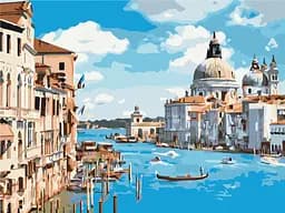 Картина по номерам на подрамнике Brushme Прогулка по Венеции