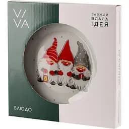 Блюдо Viva NY Gnomes Gift кругле 26 см(S30105-2) - мініатюра 4