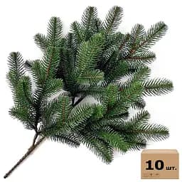 Гілка ялинки штучна Hvoya Lux зелена 60 см 10 шт.