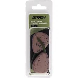 Грузило Brain In-Line Flat Lead 110g 2шт/уп Brown - мініатюра 2