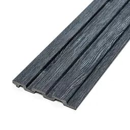 Рейка декоративна Wall Sticker PS 2900х120х12 мм Темний графіт SW-00002128