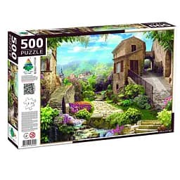 Пазл классический Коллаж с выходом в сад 84900, 500 элементов