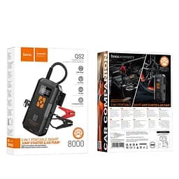 Автомобільний пусковий пристрій Hoco QS2 Portable Smart Car Jump Starter 8000mAh - мініатюра 7