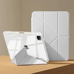Чохол до планшета BeCover Ultra Slim Origami Transparent Apple iPad Pro 11" M4 2024 Gray (711690) - мініатюра 4