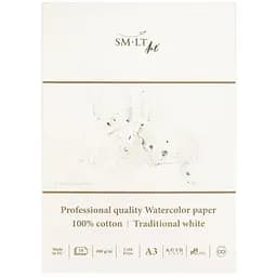 Склейка для акварелі PRO CREATE А3 (29,7х42 см) 400г/м2 10л 100% бавовна SM-LT Art