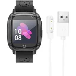 Дитячий смарт-годинник Hoco Y100 Children Watch With Call Function Black - мініатюра 3